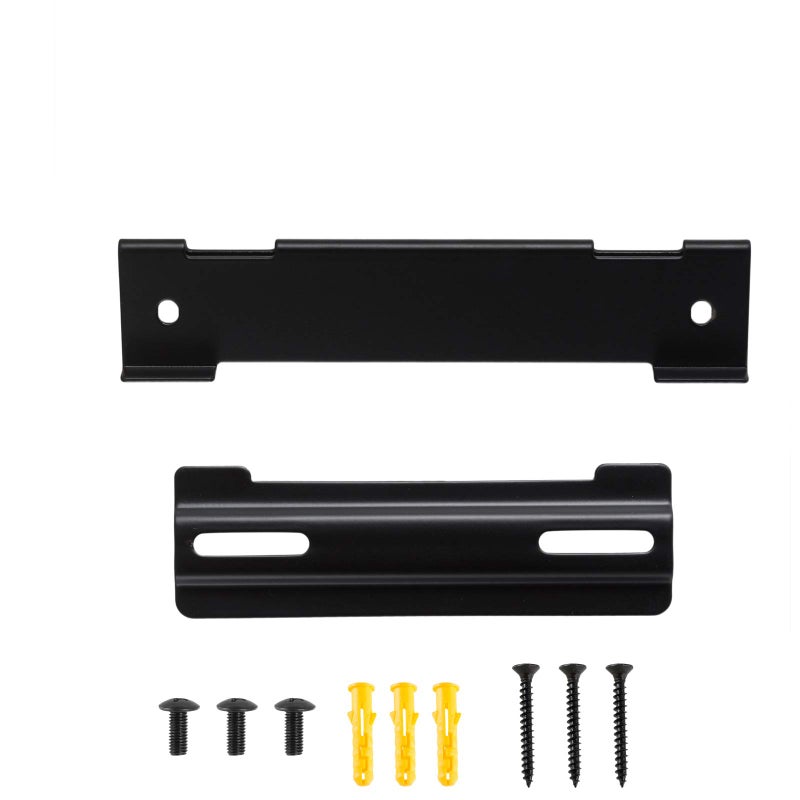 Dinghosen Wall Mount Kit for Bose WB-120, Solo Soundbar Series II, Wall Bracket Holder Stand Compatible with Bose WB-120 SoundTouch,Solo 5 Soundbar, CineMate 120 Speaker With all Necessary Screws (Black) - Image 1